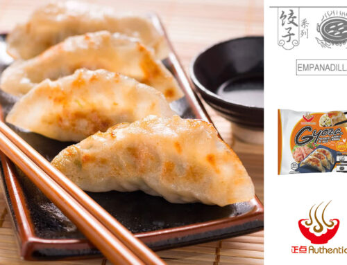 正点日本鸡肉饺 Raviolis japonés de pollo y verdura Authentic