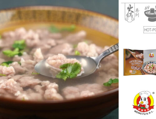 蒙福温州瘦肉丸 Cinta de carne de cerdo Wenzhou Mengfu