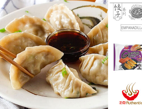 正点日本三文鱼饺 Raviolis japones de salmón